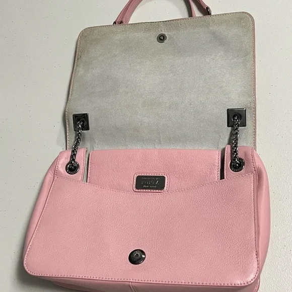 FURLA Diana Leather Chain Strap Bag in Pink - Picture 5 of 16